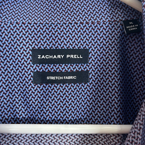 Zachary Prell Men’s Casual All Over Print Short Sleeve Button Down Shirt / XL - Picture 3 of 6